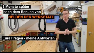 Meine smarte Hobbytischlerei nach „Helden der Werkstatt“ – Q&A + Ausblick auf kommende Videos