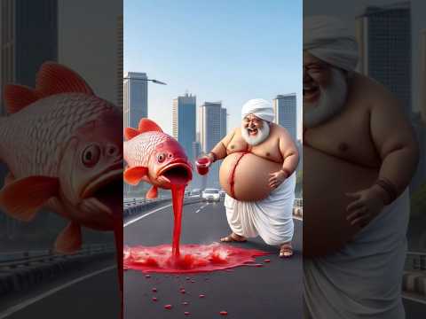 Grandpa's fish gave 😱 thousands of liters of pomegranate juice one day #facts #ai #ytshorts #shorts