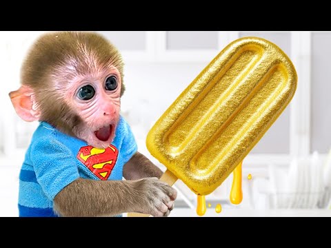 Monkey Baby Bon Bon was attacked by bees and came up with a clever solution