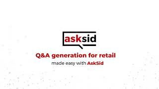 Automating Q&A Generation Using AskSid’s Retail AI Models