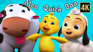 Animal Sound Song + More Nursery Rhyme and Kids Learning Video