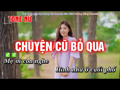 Karaoke Chuyện Cũ Bỏ Qua Tone Nữ EDM Cực Bốc, Hát Cực Đã || Karaoke Nhạc Tết | Hoàng Dũng Karaoke