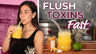PINEAPPLE GARLIC DETOX JUICE 🍍🧄 | Anti-Inflammatory, Gut Cleanser & Immune Booster