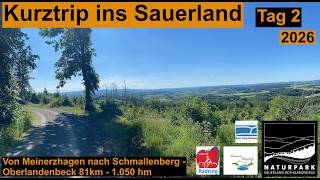 🇩🇪Tag 2- Kurztrip Sauerland /  Naturpark Sauerland-Rothaargebirge / Hubertusweg / Kammweg / Ebbekamm