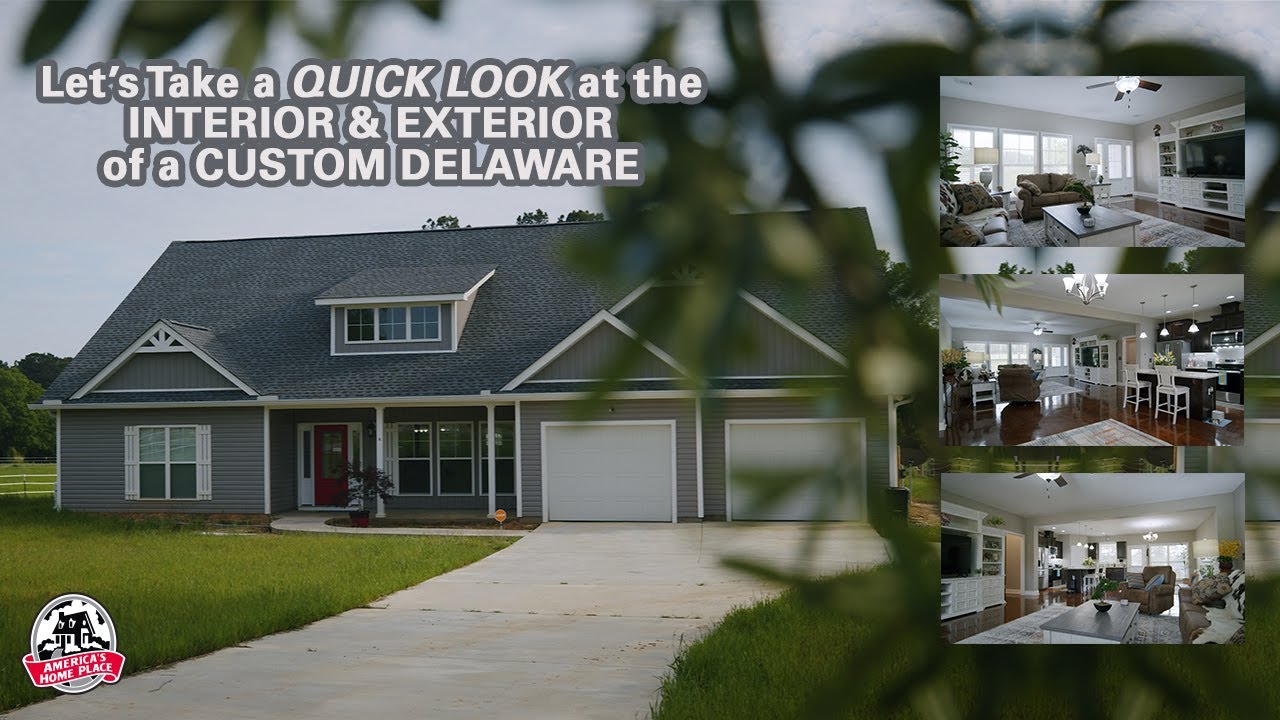 A QUICK LOOK at the INSIDE & OUTSIDE of this CUSTOM HOME