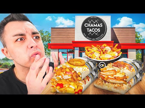 Je teste CHAMAS TACOS pour la 1ère fois ! (méga dégustation)