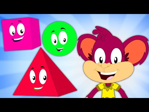 Shape Song, We Are Shapes and Kids Educational Videos by Monkey Rhymes