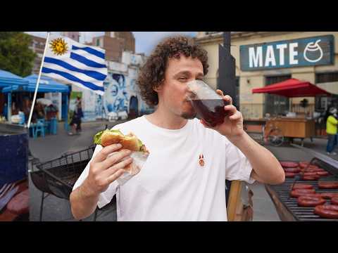 Probando comida callejera en URUGUAY | ¡La tierra del choripan! 🇺🇾