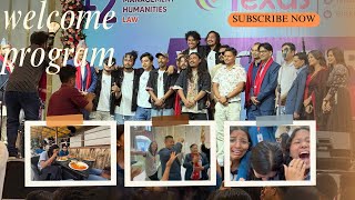 Welcome program vlog || Texas International College || kuma sagar ko entry Kasto vayo hola Tah ?? 