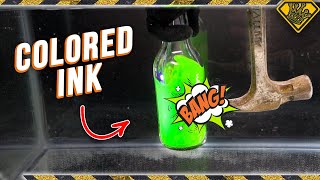 Breaking a COLORFUL Vacuum Chamber UNDER WATER