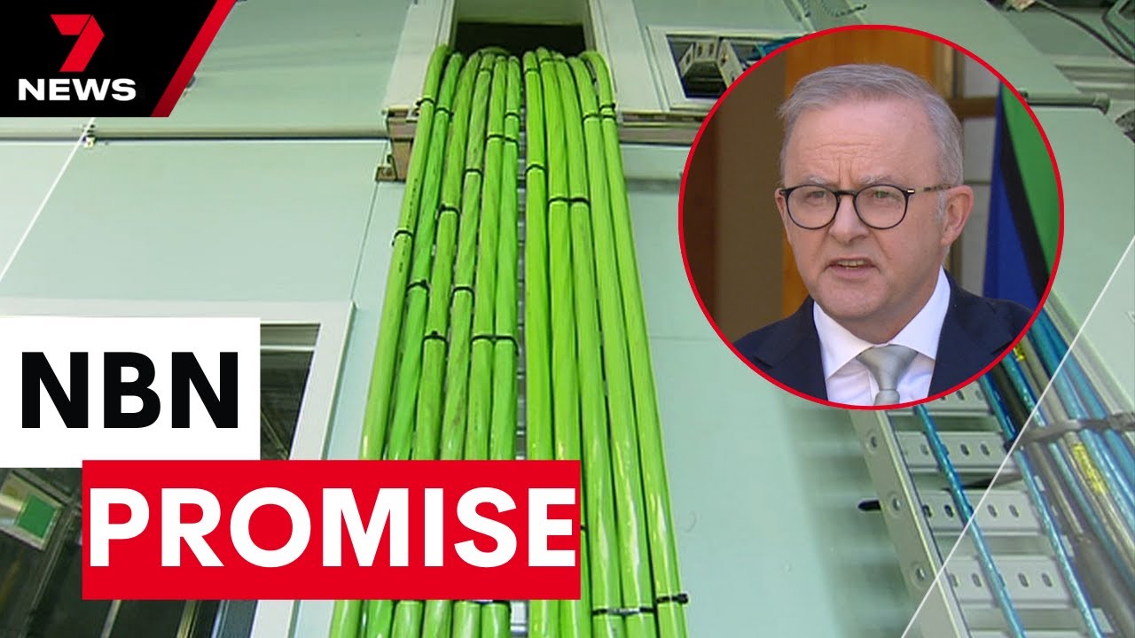 Anthony Albanese commits  billion to Australia’s NBN if Labor wins 2025 federal election | 7NEWS