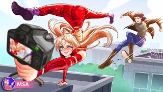I Survived Jumping a 35 Floor Tower - Mini Movie
