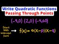 Understanding Quadratic Functions and Their Properties