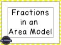 Identifying Fractions with Area Models