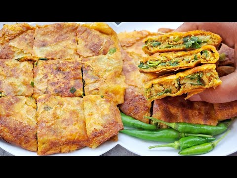 MARTABAK TELUR KULIT LUMPIA GARING DILUAR, LEMBUT DI DALAM, TEBAL DAN PADAT
