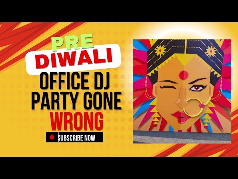 Pre-Diwali DJ Party in Office Gone Wrong! | Hilarious Roast #PreDiwali #OfficeParty #DJNight"