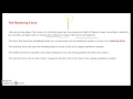 Vibrational Motion and Forces