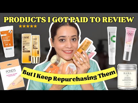 Products I Got PAID To Review But I Keep Repurchasing Them | Must Have Beauty Products