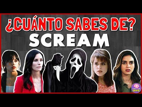 ¿Cuánto Sabes de "SCREAM"? 🔪🎬 😱 | GHOSTFACE QUIZ | Trivia/Test