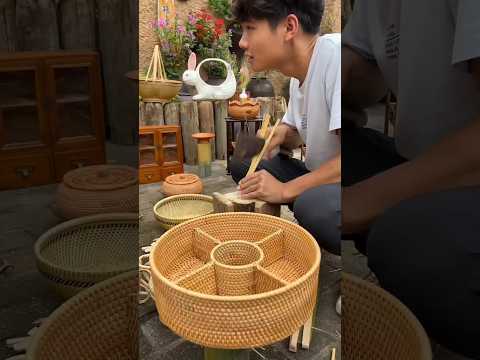 This guy makes cool things out of bamboo #shortvideos
