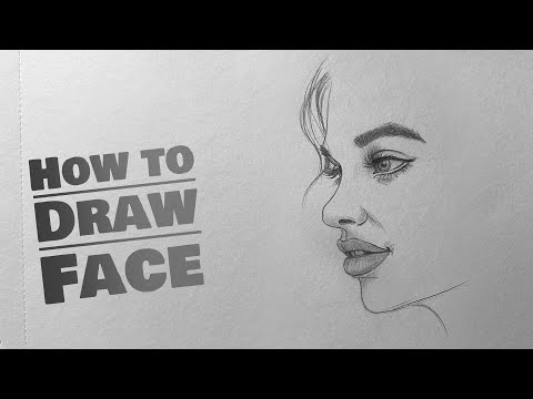 How to Draw Free Hand Portraits | Basic to Advanced Pencil Drawing & Shading - Class 12
