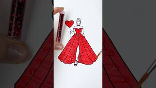 Glitter Valentines Dress ❤️ #glitter #glitterdress #colorfulcreativekids #valentinesday #red #color