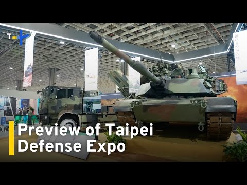 YouTube video thumbnail: Taipei Defense Exhibition To Showcase Homegrown Weapons Systems