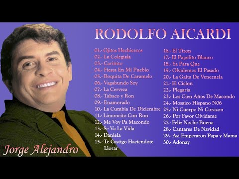 RODOLFO AICARDI - 30 Grandes Éxitos Bailables (Sus Mejores Canciones Mix)