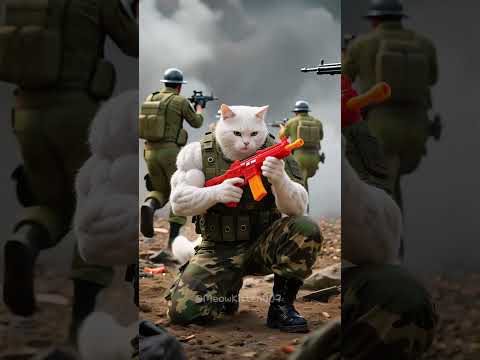 Dad Cat saved his Family fro🙀(PT- 545) #catsoftiktok​ #cat​ #cute​ #aiart​ #ai​ #poorcat​ #catlover