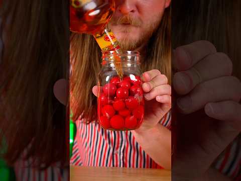 I left Atomic Fireballs in Fireball Whiskey for a week