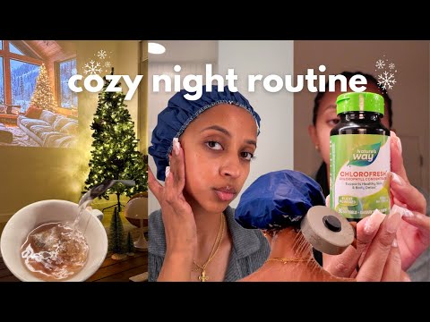 The ULTIMATE cozy night time routine  ☽ | Hygiene tips, skincare, healthy habits   & wind down |