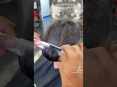 My favorite technique 😍🔪 #barber #satisfying #trending