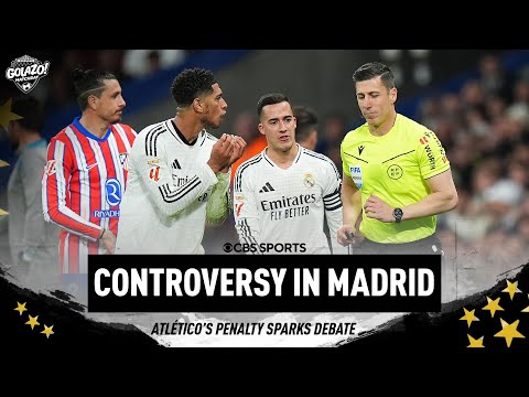 CONTROVERSY: Atletico Madrid's "penalty" against Real Madrid | Christina Unkel breaksdown foul | CBS