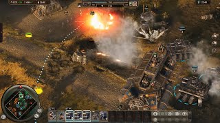 Iron Harvest Mutiplay. 2vs2 추락현장의 전투