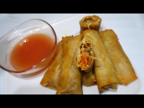Rollitos de Primavera (Lumpias) FÁCIL Y RÁPIDO. ¡Adiós al Delivery!