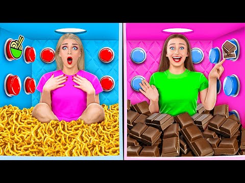1000 मिस्ट्री बटन चैलेंज #7 | केवल 1 आपको भागने देता है Multi DO Challenge