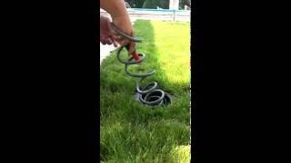 Wassersteckdose Gardena mit Schlauch Bewässerungsanlage Bewässerungssystem