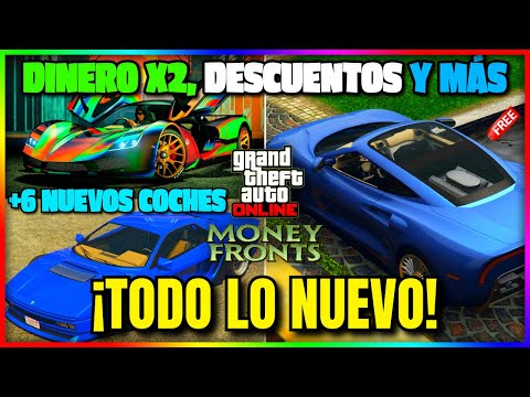 TODO LO NUEVO EN LA NUEVA ACTUALIZACION de GTA5 ONLINE! 6 COCHES! DESCUENTOS, DINERO X3 Y MUCHO MÁS!