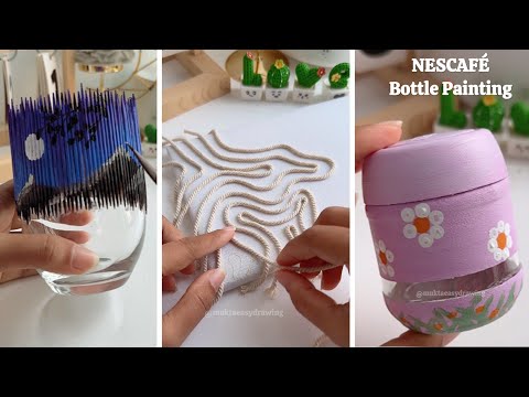 Easy Creative Art Ideas When You’re Bored | Painting Techniques for Beginners #art #painting