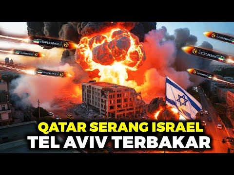 QATAR BALAS SERANGAN ISRAEL?! TEL AVIV TERKEPUNG RUDAL DARI BERBAGAI ARAH !! PROXY IRAN MENYERANG
