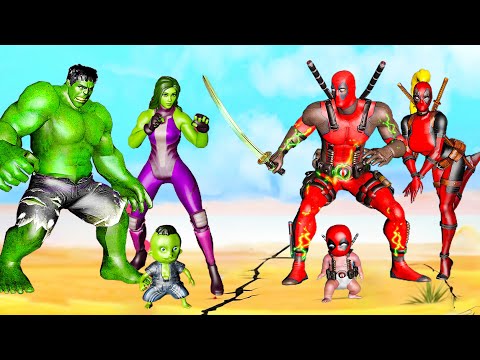 FAMILY HULK VS FAMILY DEADPOOL (She-Hulk Episode 3)