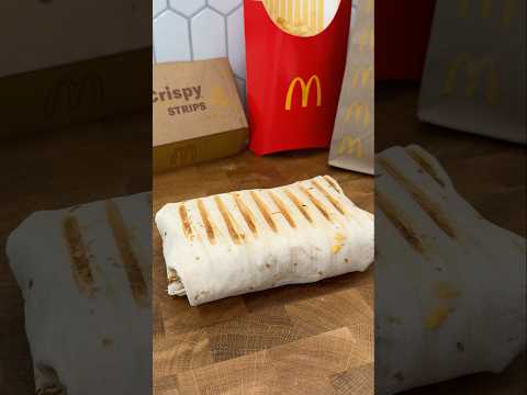 McCrispy Strips Burrito ๐ฏ #shorts