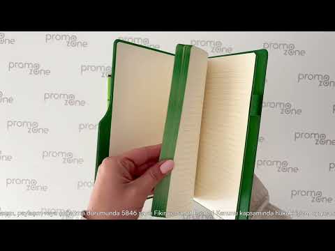 14,5 x 21 cm Termo Deri PU Sert Kapaklı Tarihsiz Defter, 224 Sayfa, 80 gr Ivory Krem Çizgili İç Kağıt, Kenar Boyalı, Kalem Tutuculu Promozone