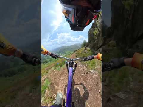 Wingsuit vs. MTB on the WORLDS HARDEST MTB Course