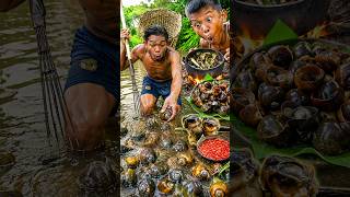 We Found So Many River Snails in This Stream! 🐌 #Shorts