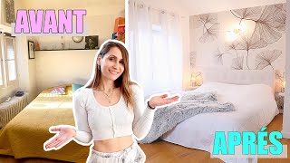 JE RENOVE MA NOUVELLE CHAMBRE car j’ai déménagé / AVANT - APRES / bedroom makeover / home staging