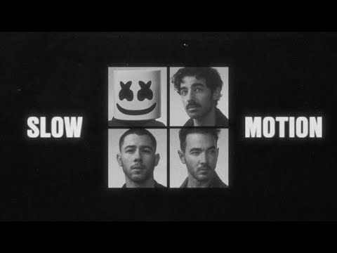 Marshmello, Jonas Brothers - Slow Motion (Official Lyric Video)