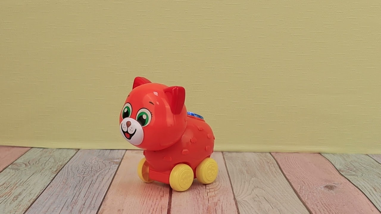 Игрушка-каталка «Кошечка» музыкальная - видео