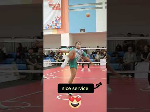 wow nice service sepak takraw 🤩😍 #shortsfeed #shortvideo #shorts #takraw #takrawthailand