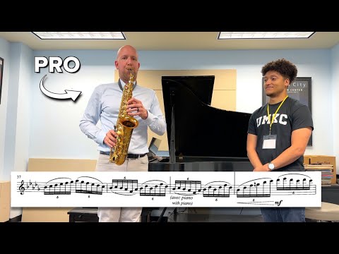 Classical Sax Pro Gives Me a Lesson!